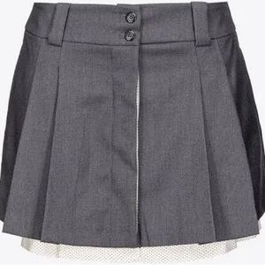 PINKO Pleated Mini Skirt size IT 38 (us 0)